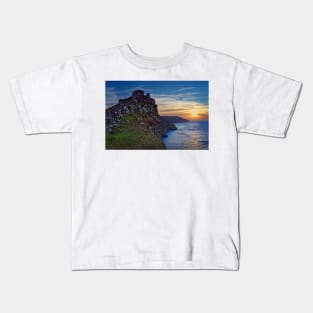 Valley of the Rocks Sunset Kids T-Shirt